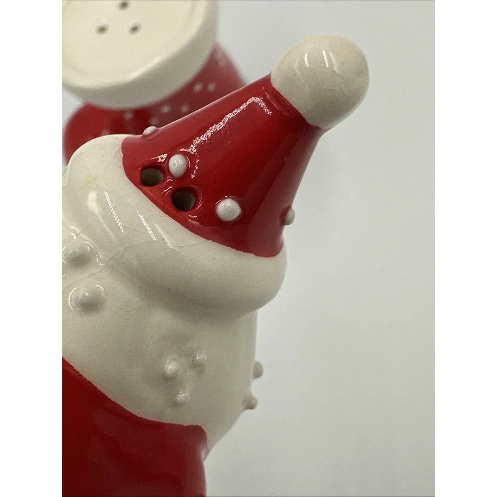 Santa and Boot Salt and Pepper Shaker Novelty Christmas Holiday Decoration Decor